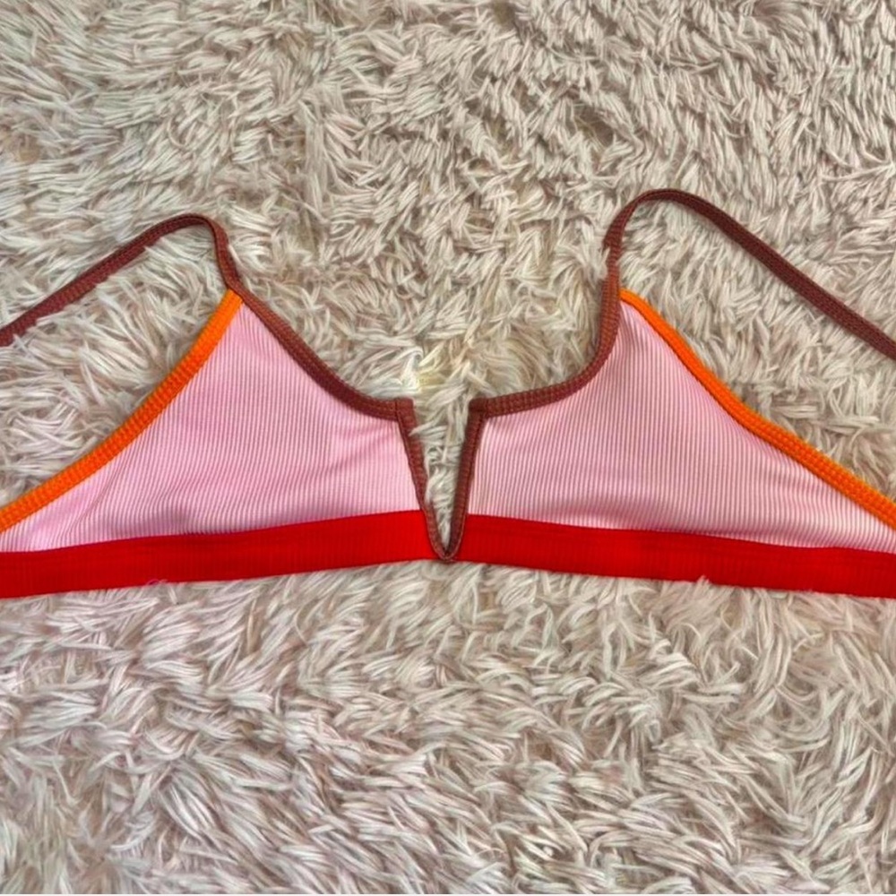 Multi colored bikini top